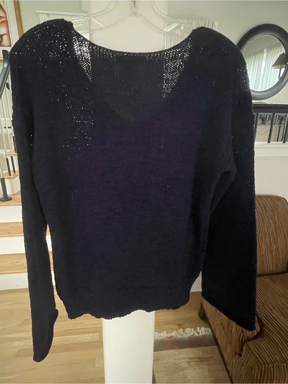 J. Crew Navy Lightweight Scoop Neck Sweater